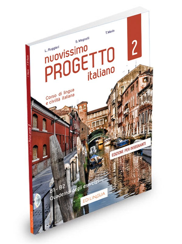 Nuovissimo Progetto italiano 2 – Quaderno degli esercizi, edizione per insegnanti (+ 2 CD audio)