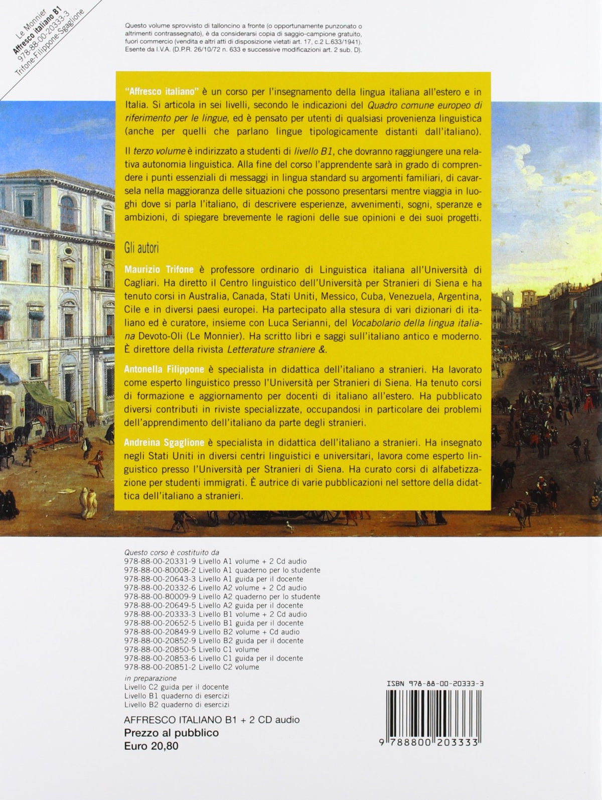 Affresco italiano B1. Corso di lingua italiana per stranieri. Con 2 Cd Audio
