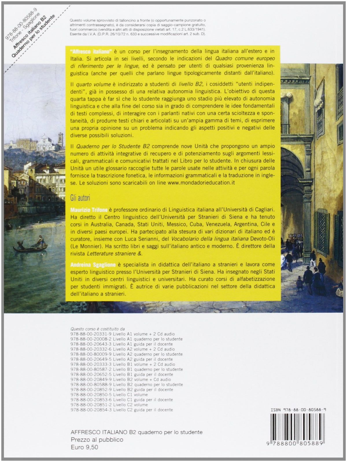 Affresco italiano B2. Corso di lingua italiana per stranieri. Quaderno per lo studente