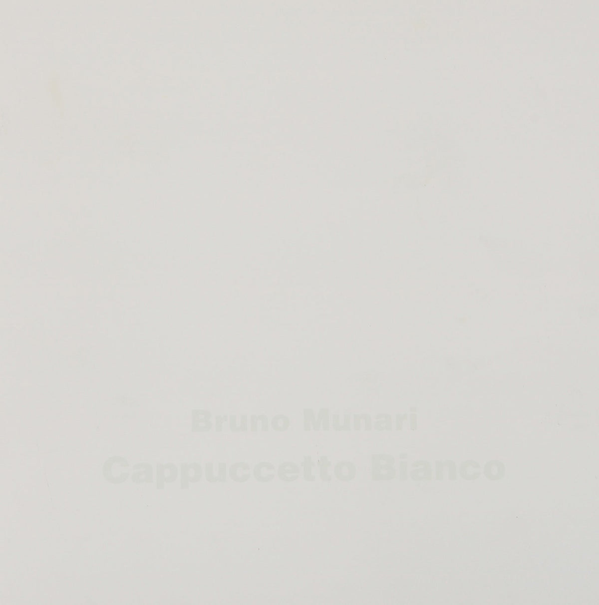 Cappuccetto Bianco
