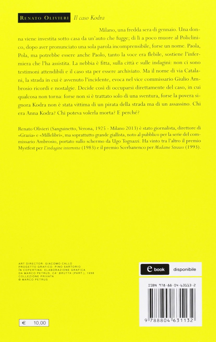 Il caso Kodra. I gialli di Milano