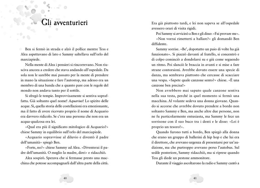 Il richiamo dell&#39;acqua. Alea Aquarius