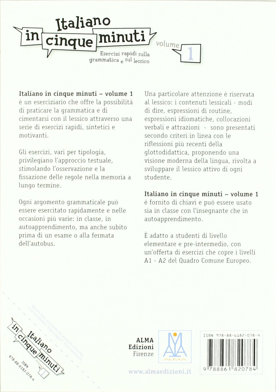 Italiano in cinque minuti. 1.