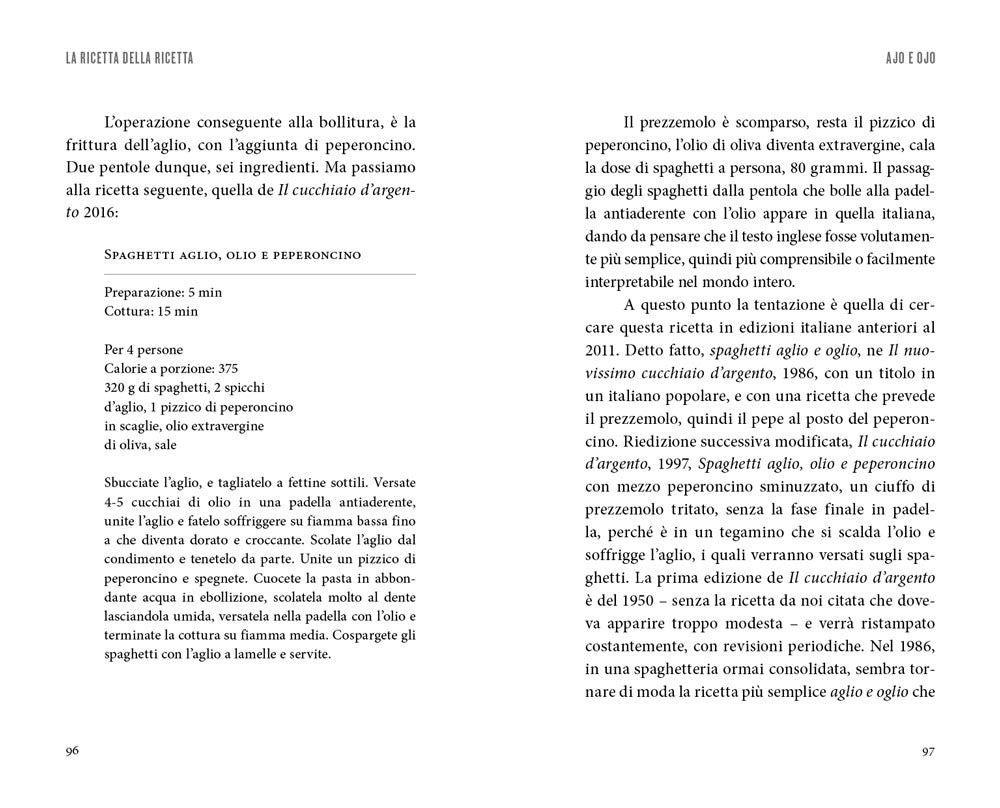 La ricetta della ricetta. Storia e percorsi attraverso 500 anni di testi gastronomici