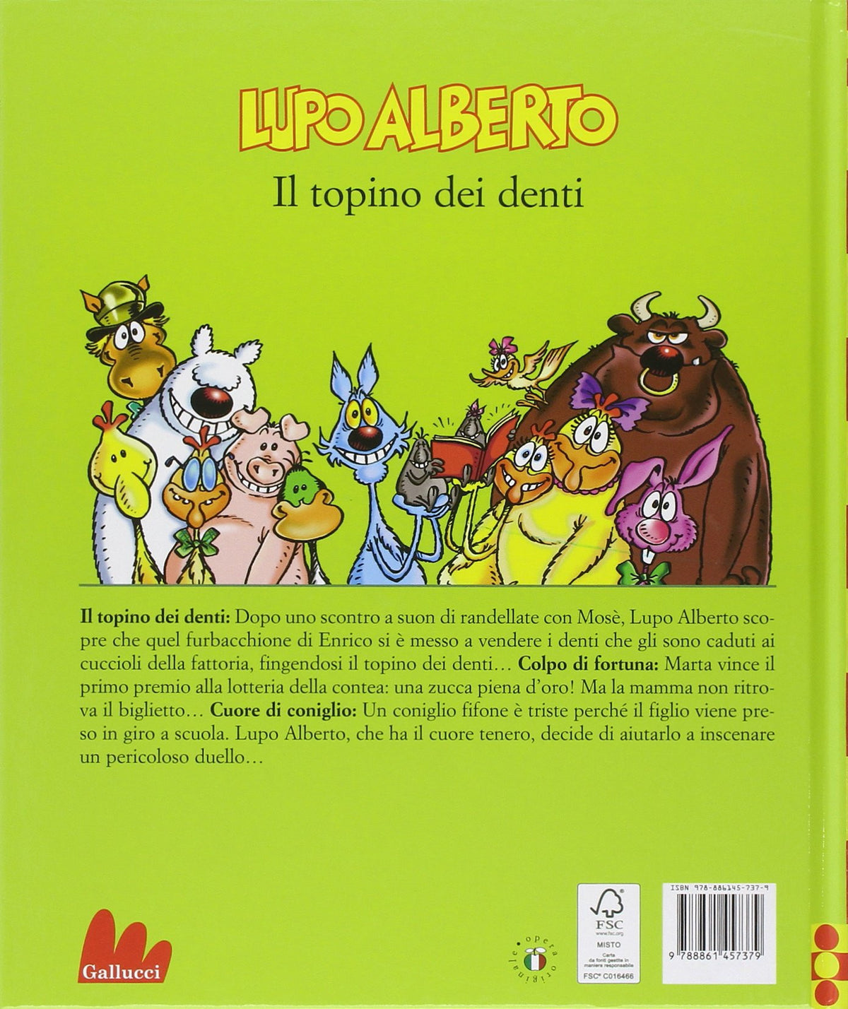 Lupo Alberto. Tre storie a colori. 7. Il topino dei denti.