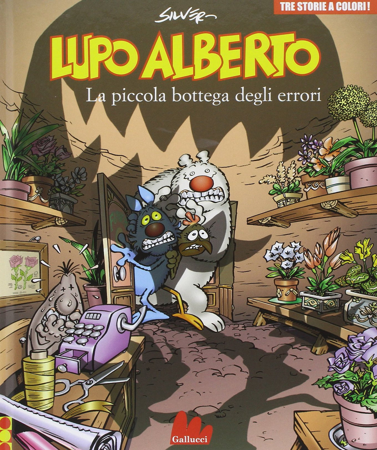 Lupo Alberto. Tre storie a colori. 8. La piccola bottega degli errori.