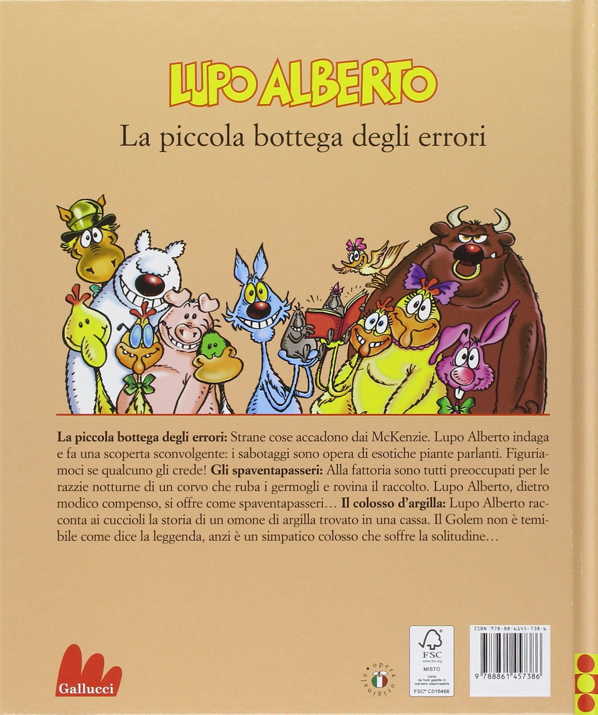 Lupo Alberto. Tre storie a colori. 8. La piccola bottega degli errori.