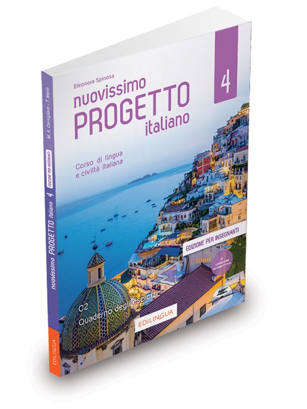 Nuovissimo Progetto italiano 4 - Quaderno degli esercizi – Edizione per insegnanti (+ CD Audio Mp3)