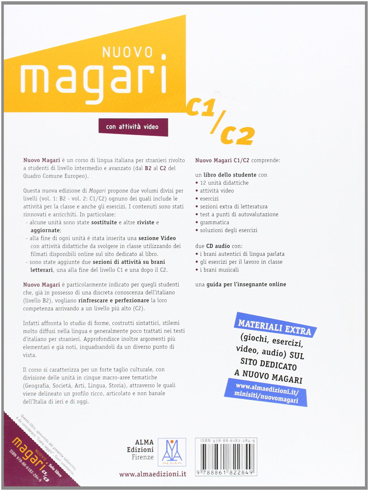 Nuovo Magari C1/C2. Libro dello studente. Con CD Audio