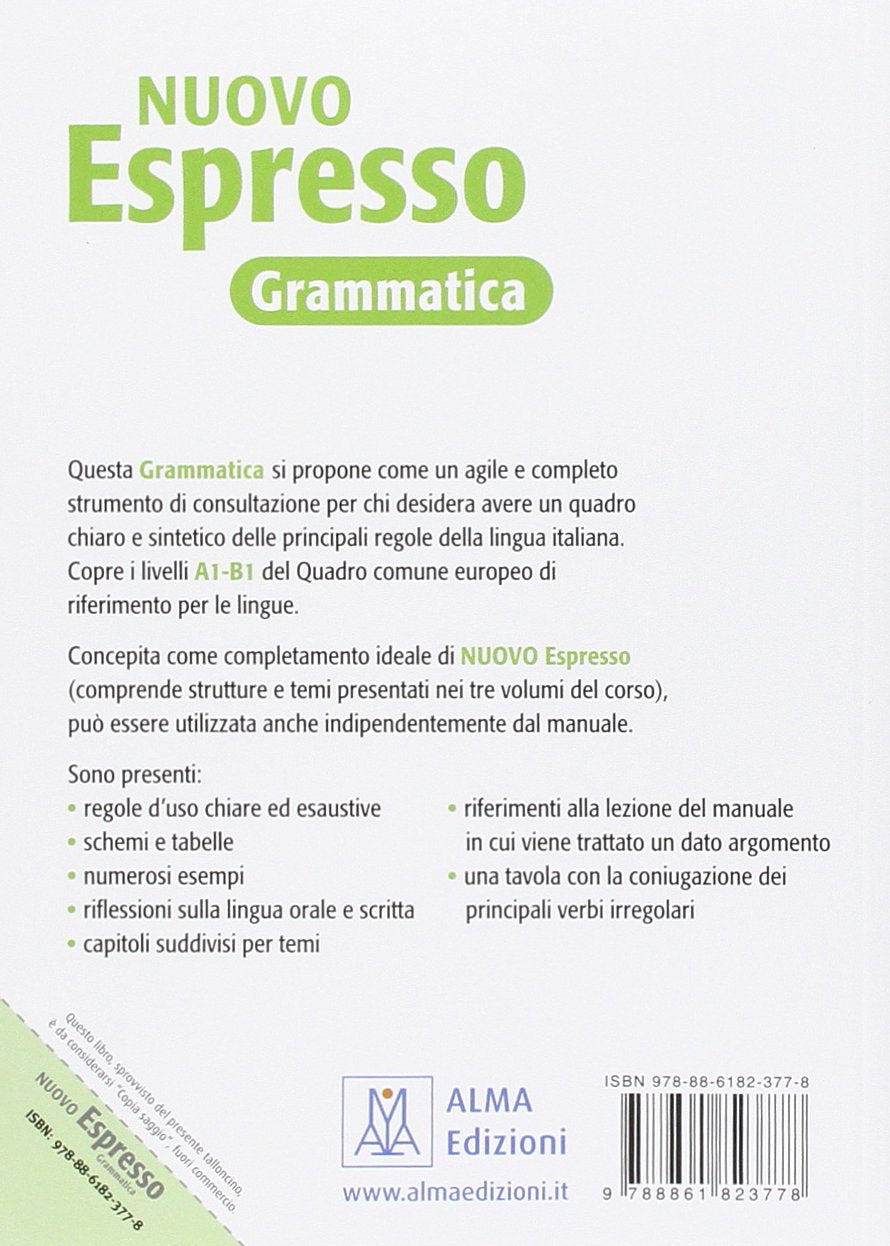 Nuovo espresso. Grammatica