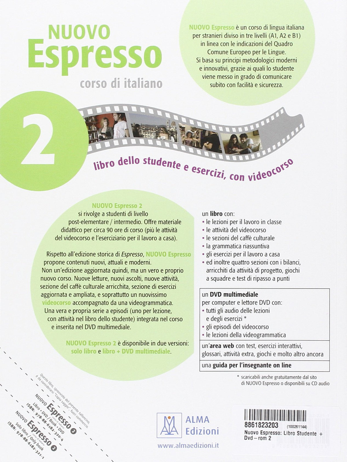 Nuovo espresso. Libro dello studente e esercizi. Corso di italiano A2. Con DVD ROM. 2.
